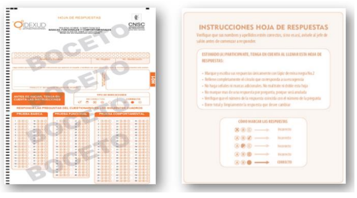 HOJA DE RESPUESTAS