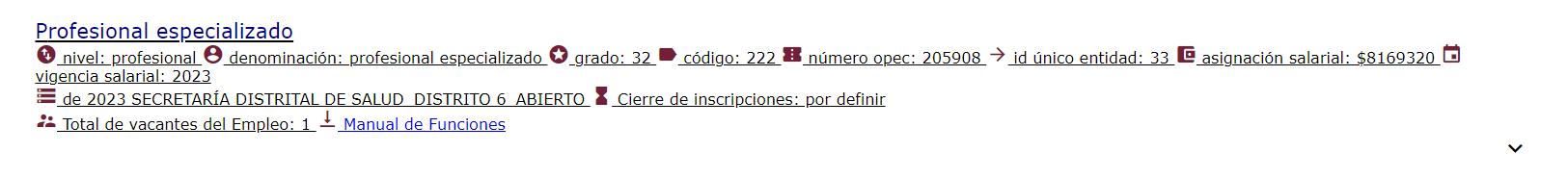 OPEC DISTRITO 6