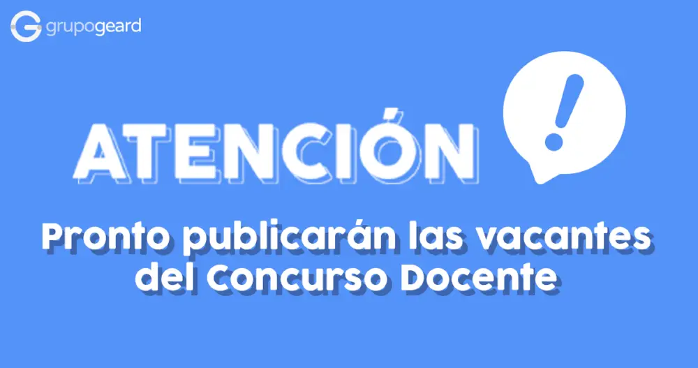 Publicación de OPEC Concurso Docente: avanza el proceso.